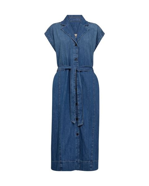 MOS MOSH KJOLE, MMPITTI NALIN DRESS, MID BLUE
